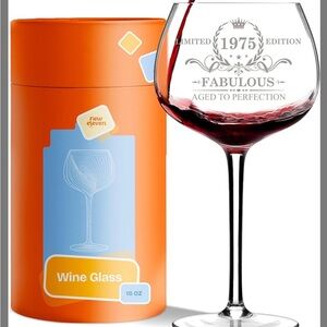 Fabulous 1975 Limited Edition Wine Glass